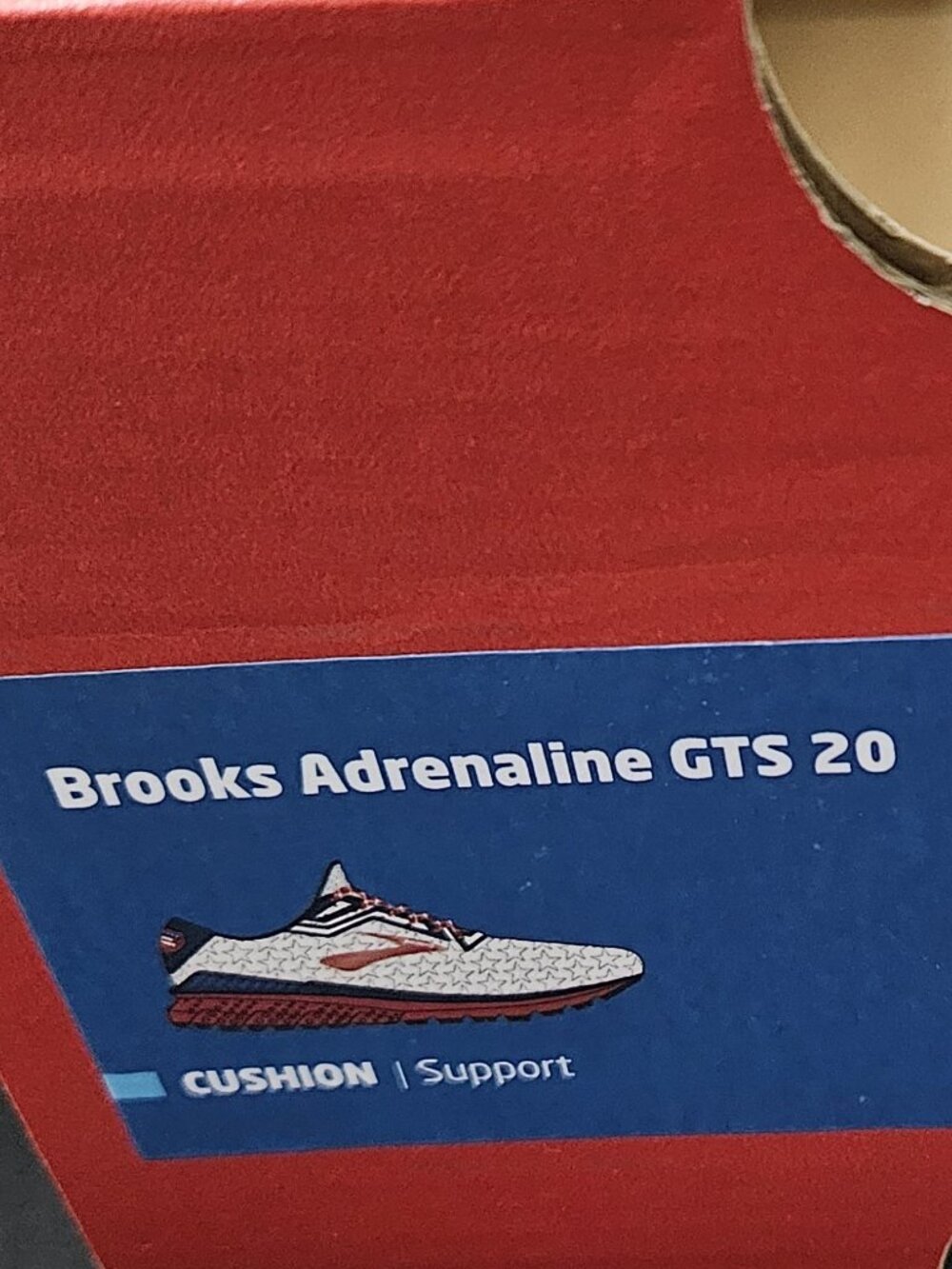 Brooks Adrenaline GTS 20 "GO USA" size 7.5 - Picture 2 of 7